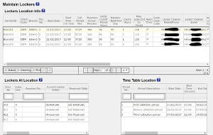 Locker Control System - Management Interface